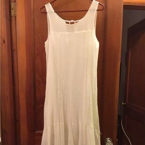 SALE! Leifsdottir, size small. Lined, cotton high-low midi dress. Beautiful!